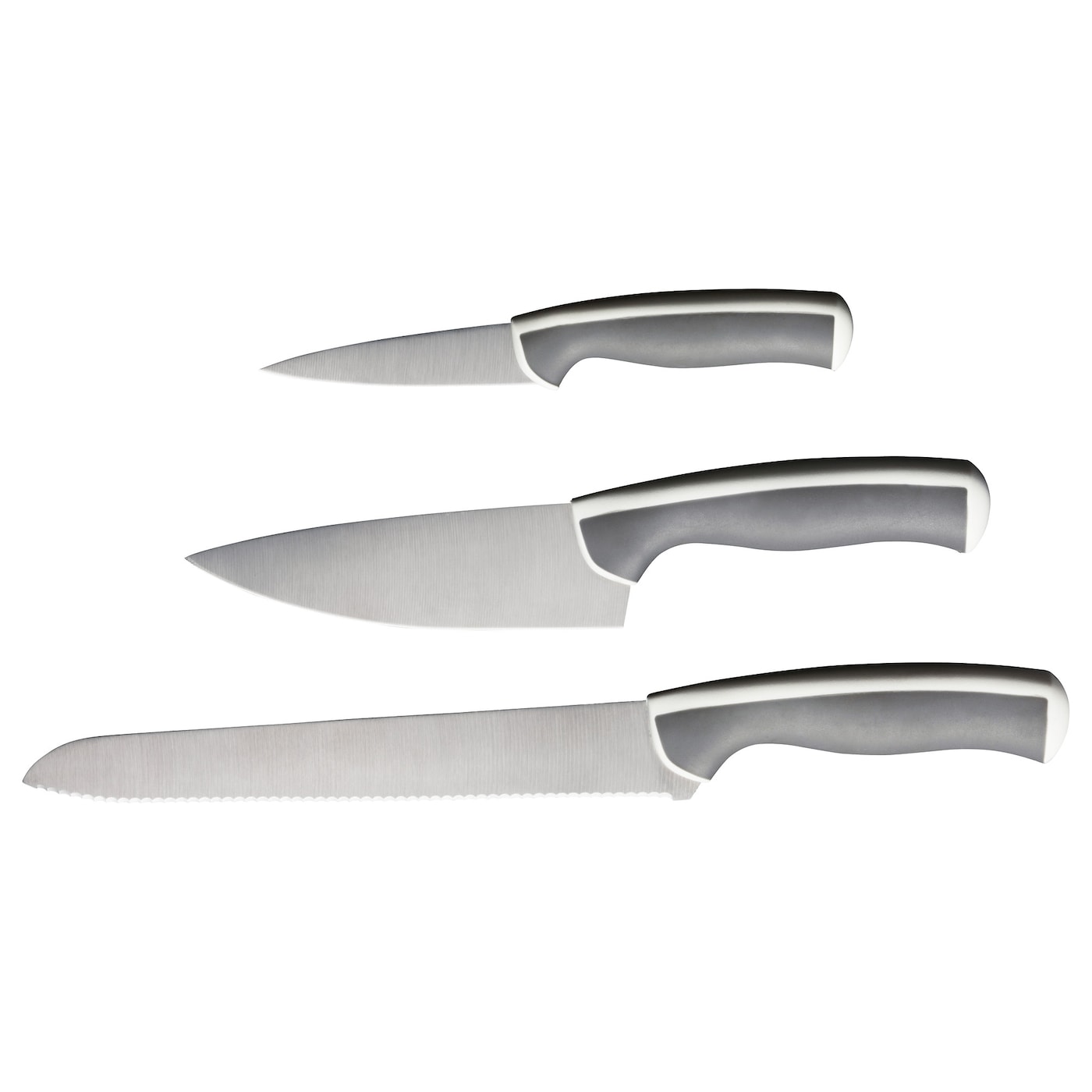 UPPFYLLD Paring knife, set of 3, mixed colors - IKEA