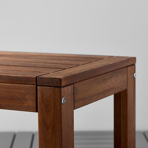 Applaro Bench Outdoor Brown Stained Brown Ikea