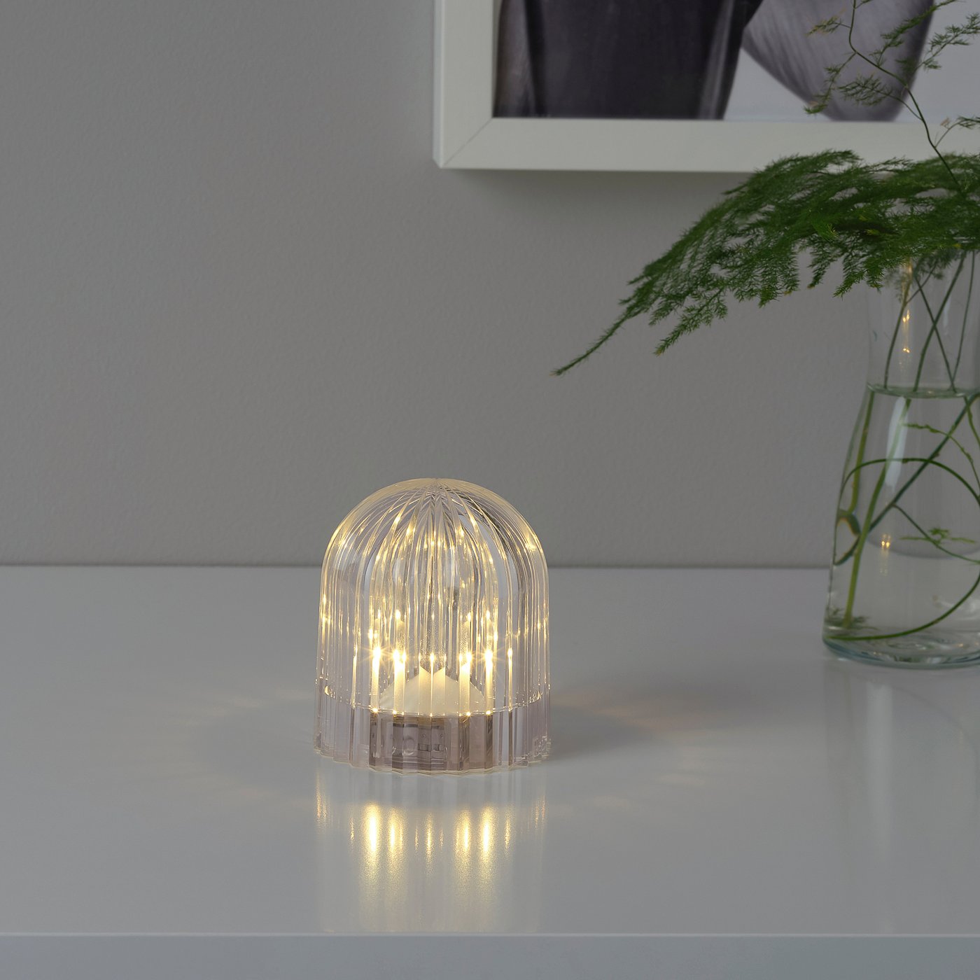 Aktiverad Led Decoration Lighting Battery Operated Transparent