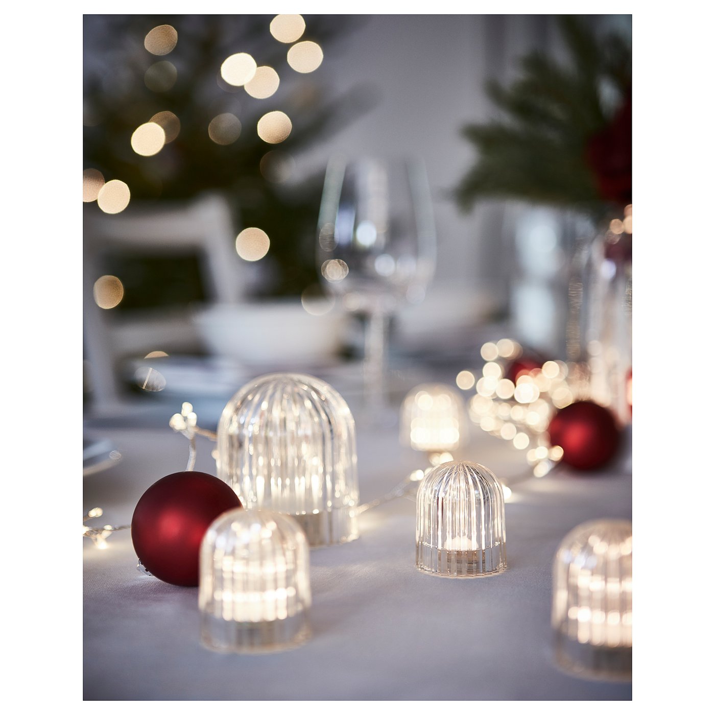 Aktiverad Led Decoration Lighting Battery Operated Transparent
