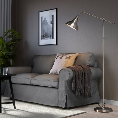 ANKARSPEL floor/reading lamp pewter effect IKEA