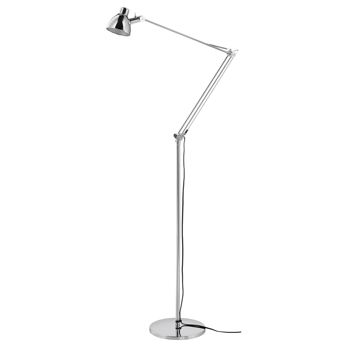 ANTIFONI Floor/reading lamp - nickel 