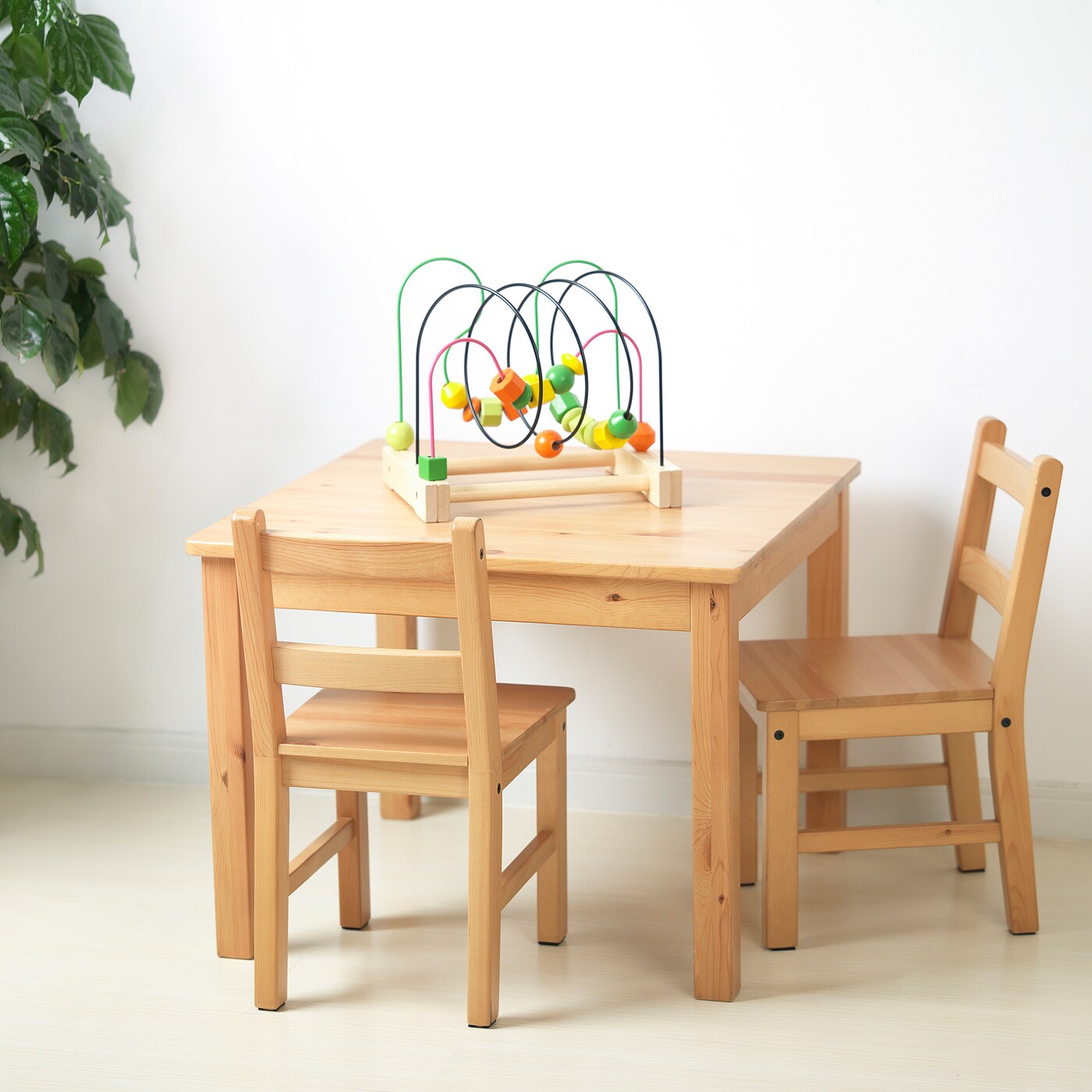 ikea childrens table and 2 chairs