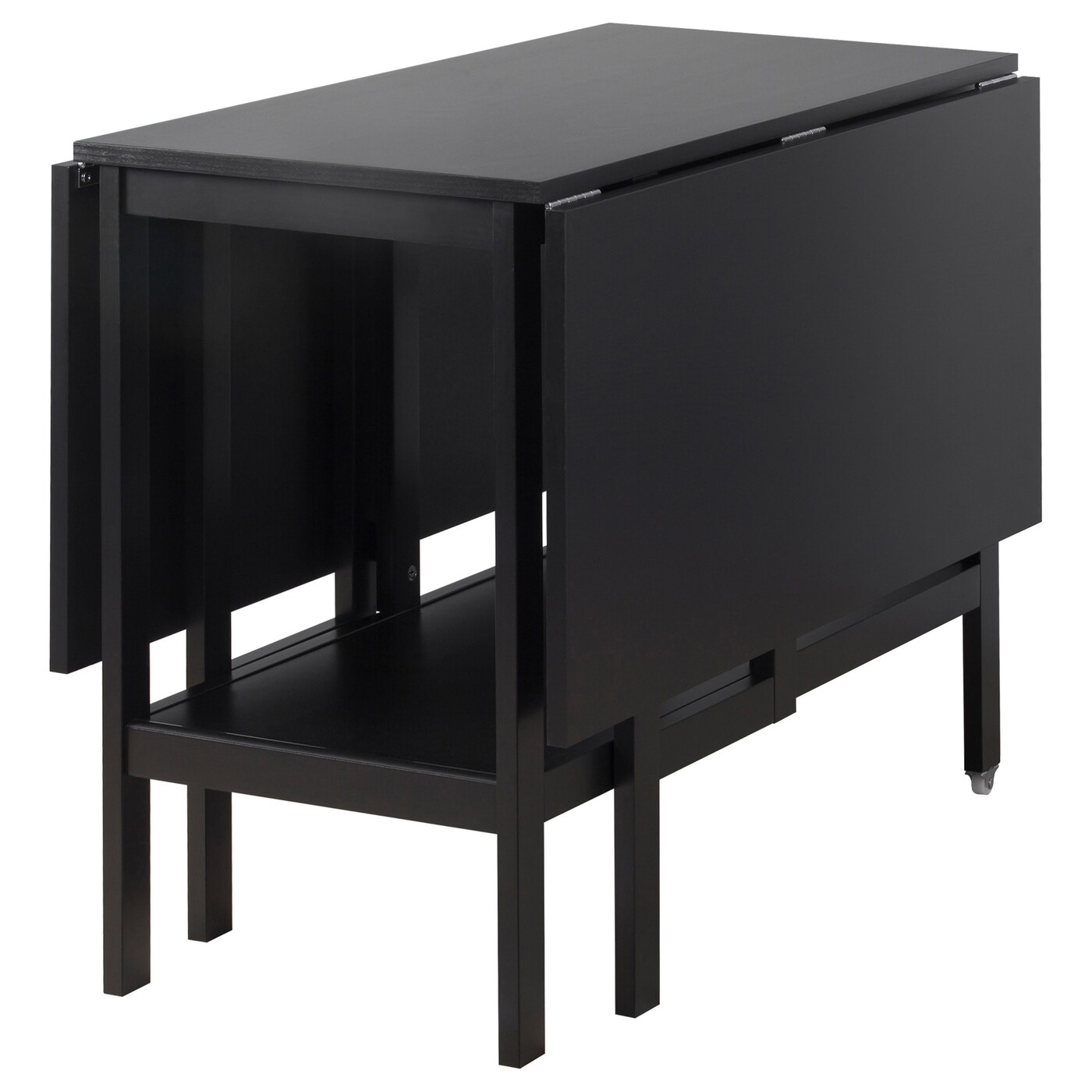 Barsviken Drop Leaf Table Black Ikea