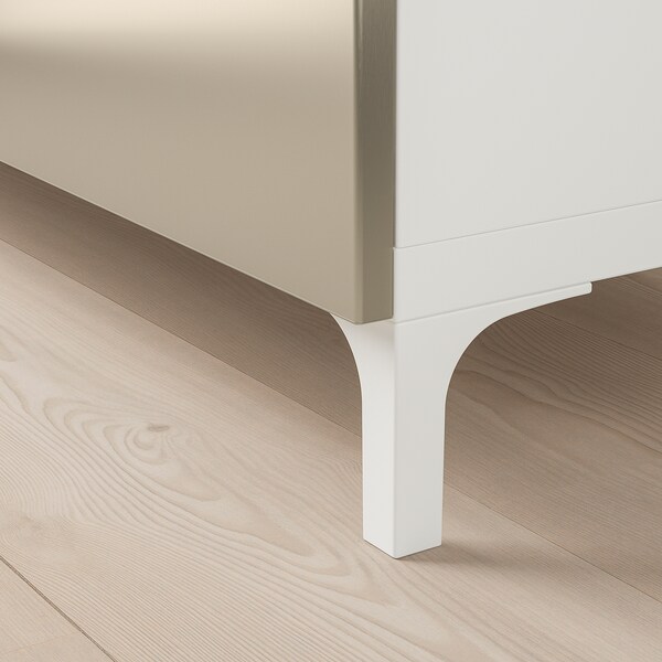 Besta Storage Combination With Doors White Riksviken Nannarp Light Bronze Effect Ikea