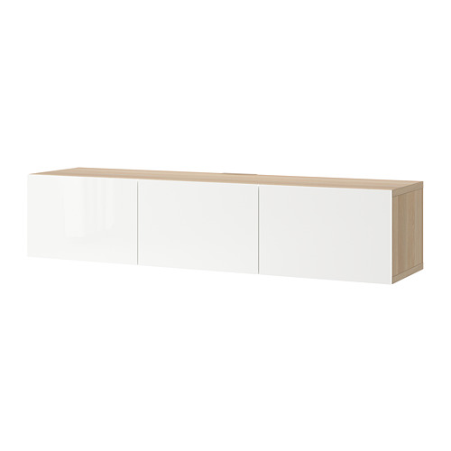 BESTÅ BURS TV bench highgloss white IKEA