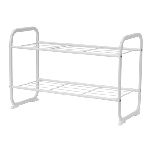 TJUSIG shoe rack black IKEA