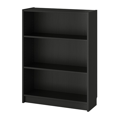 Billy Bookcase Black Brown 80x28x106 Cm Ikea