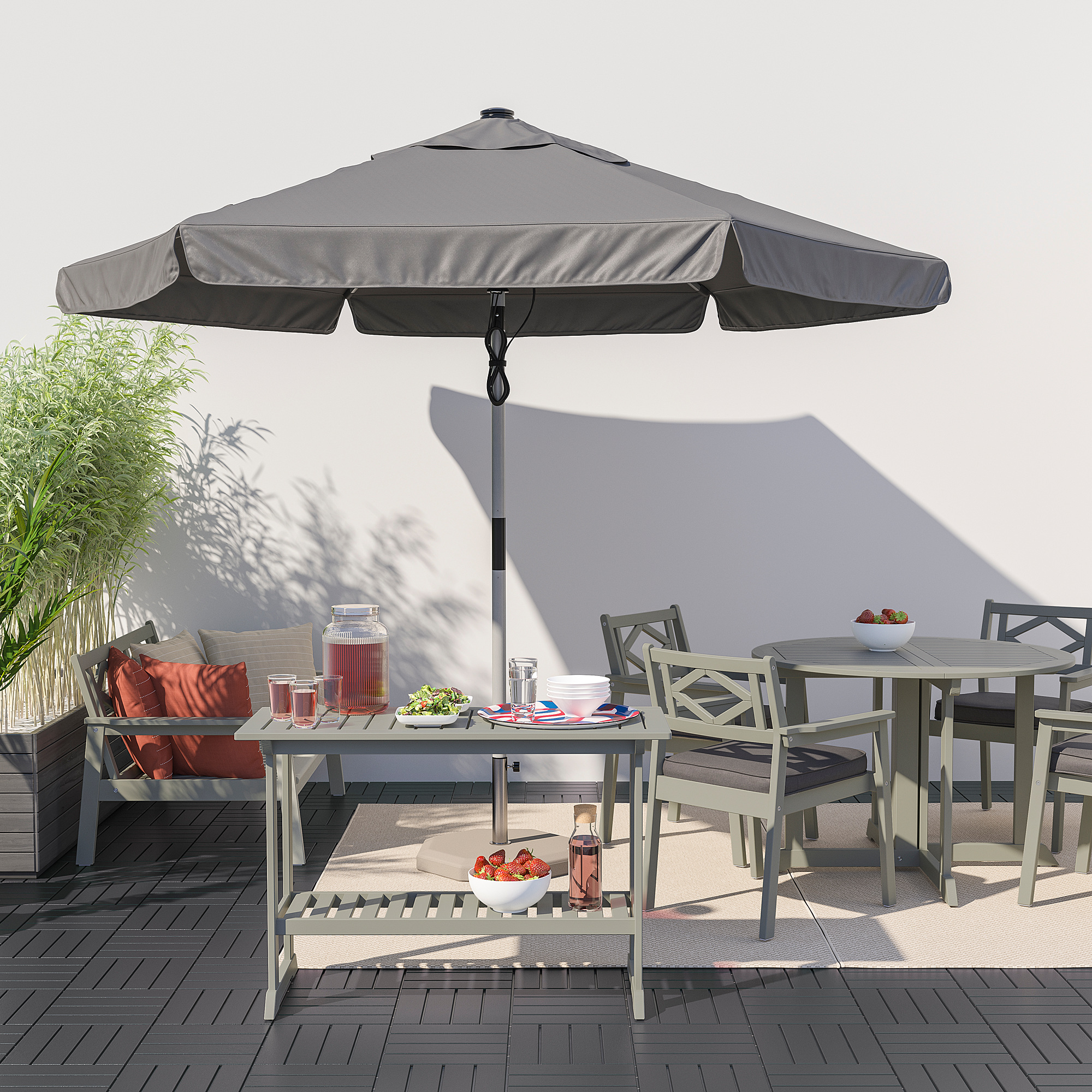BONDHOLMEN Console table outdoor grey 111x46 cm IKEA BONDHOLMEN Console table outdoor grey 111x46 cm IKEA