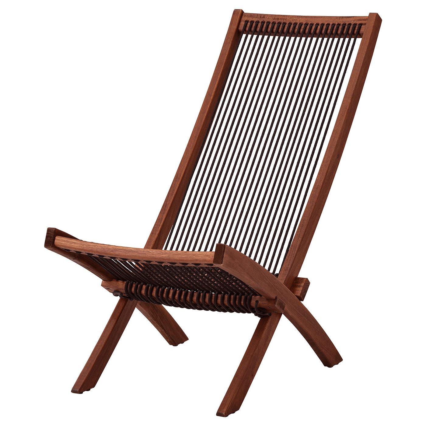 brommÖ lounger outdoor  brown stained