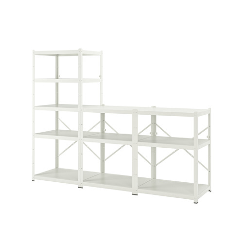 BROR shelving unit with black IKEA