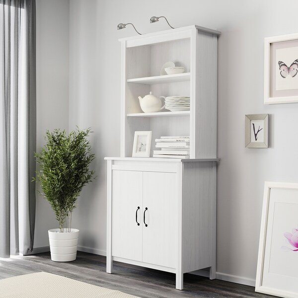 Brusali High Cabinet With Door White Ikea