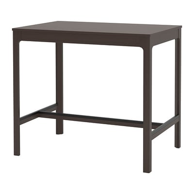 HÅVERUD table with storage ladder black - IKEA