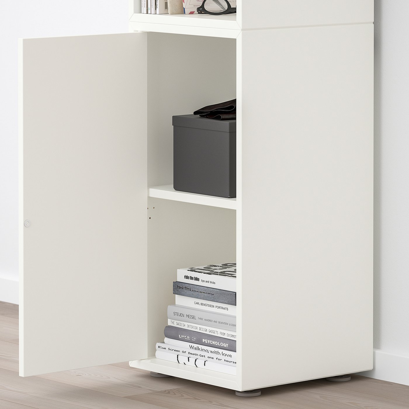 Eket Cabinet Combination With Feet White Ikea