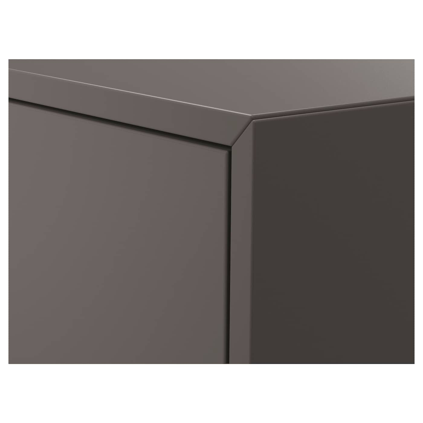 Eket Cabinet W Door And 2 Shelves Dark Grey Ikea