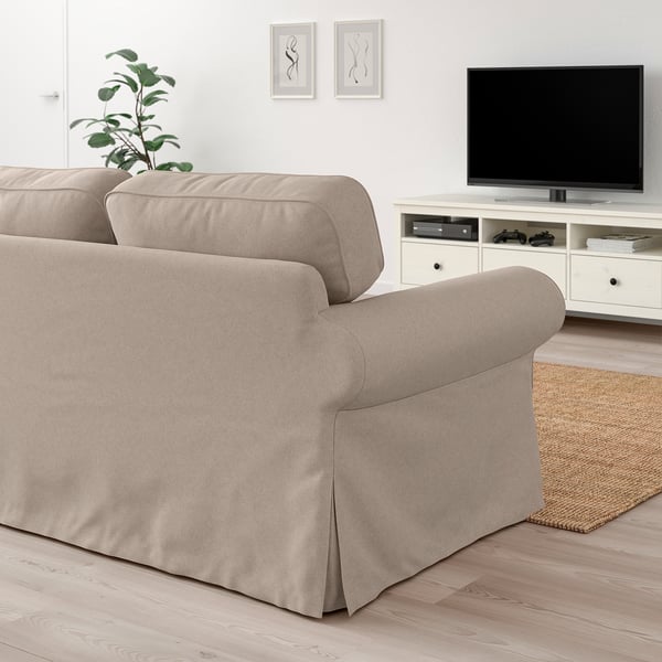 EKTORP 3-seat sofa - Tallmyra beige - IKEA