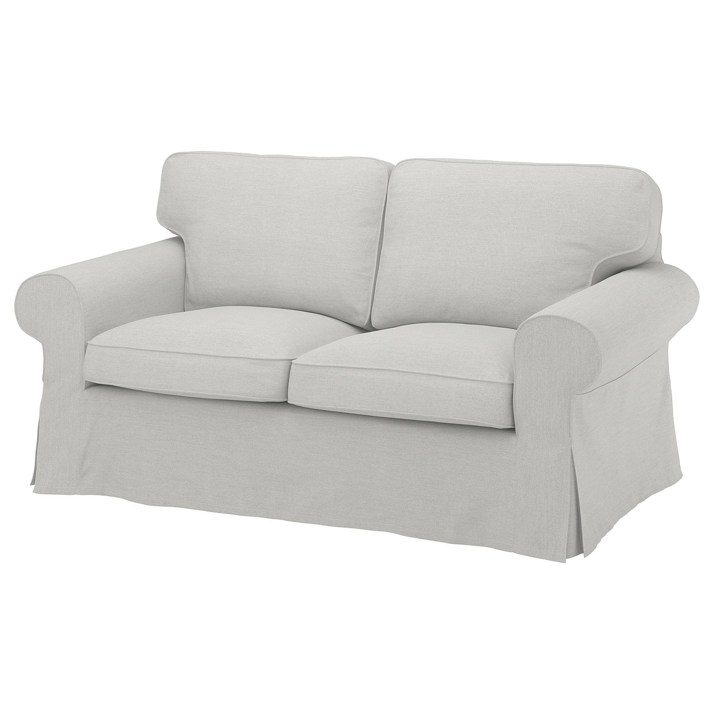 Cover twoseat sofa EKTORP Nordvalla dark grey,removable and can be