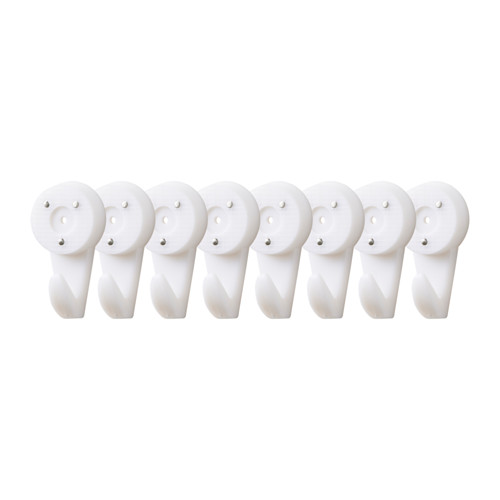 ALFTA adhesive hook for frame white IKEA