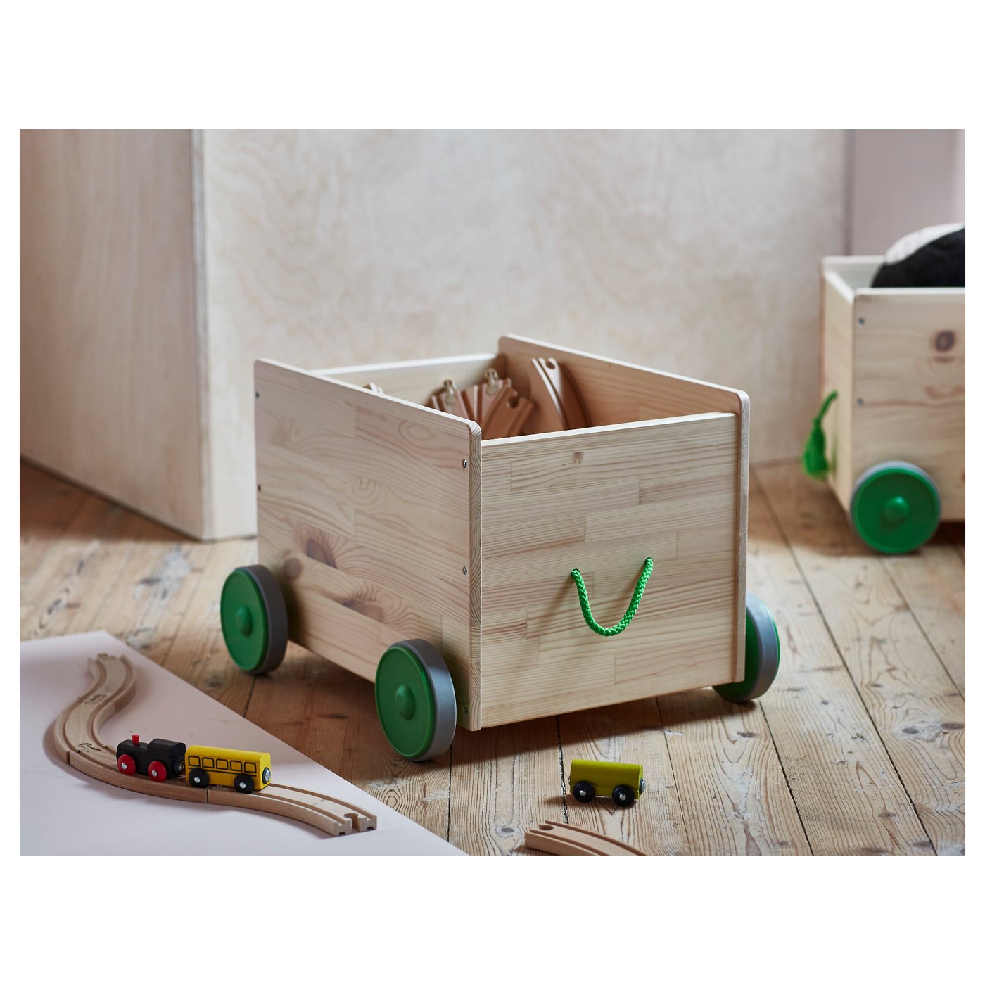 toy storage on wheels