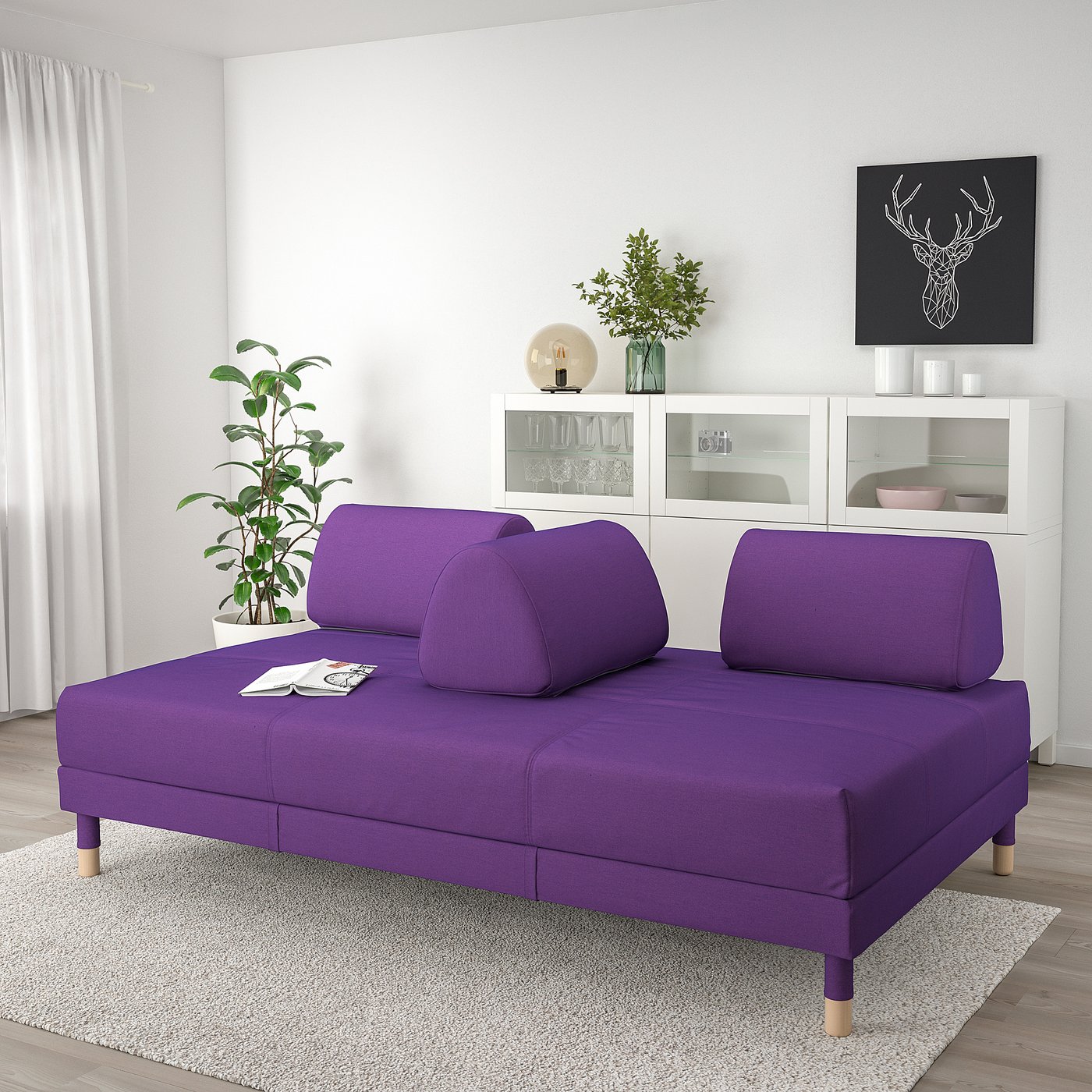 FLOTTEBO Sofa Bed Vissle Purple IKEA