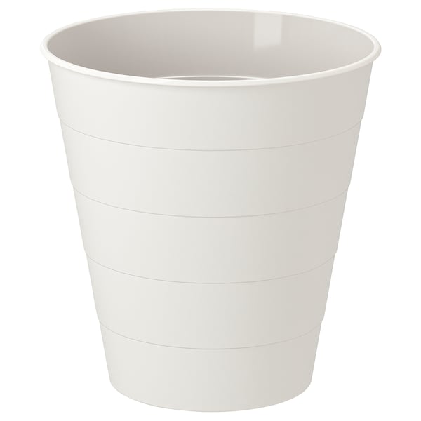 Thùng rác FNISS, màu trắng, 10 l