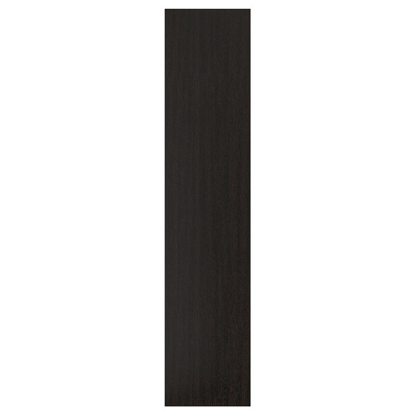 Forsand Door With Hinges Black Brown Stained Ash Effect Ikea