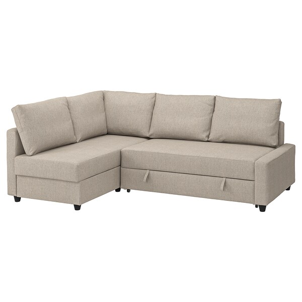 Friheten Corner Sofa Bed With Storage With Extra Back Cushions