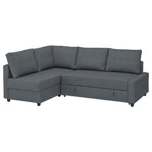 Friheten Corner Sofa Bed With Storage With Extra Back Cushions