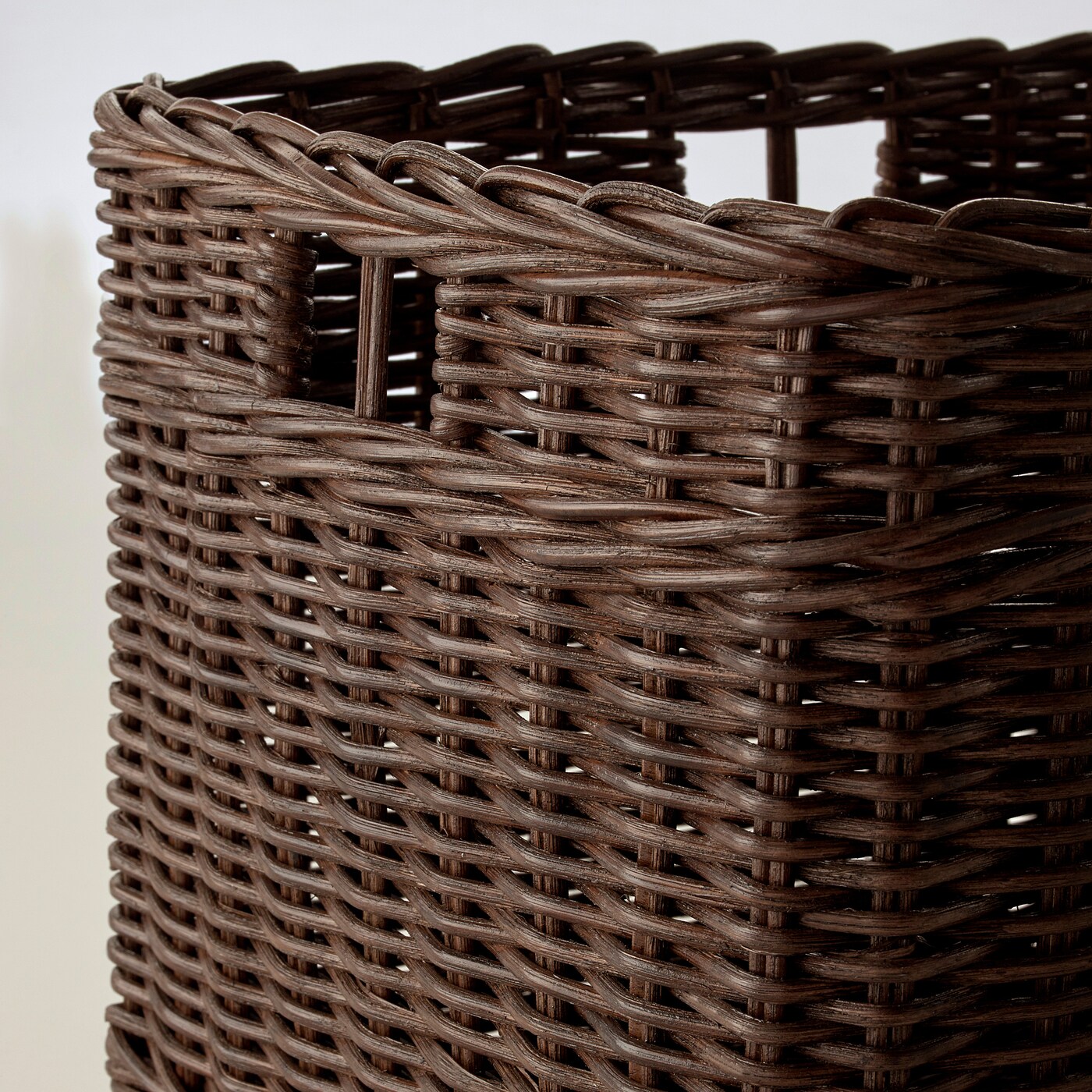 dark brown storage baskets