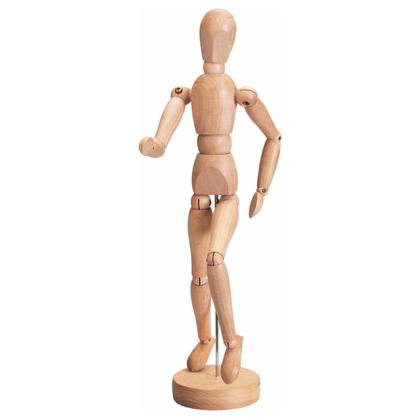 Hình nộm của nghệ sĩ GESTALTA, tự nhiên, 33 cm