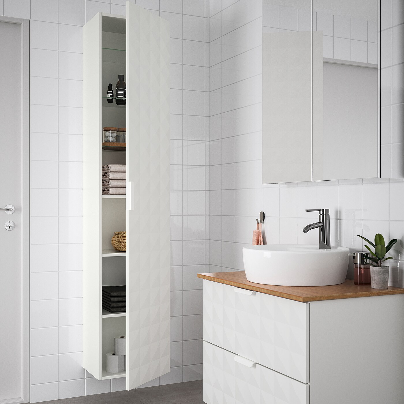 Godmorgon High Cabinet Resjon White Ikea