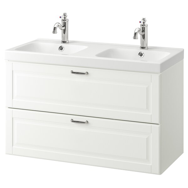 Godmorgon Odensvik Wash Stand With 2 Drawers Kasjon White