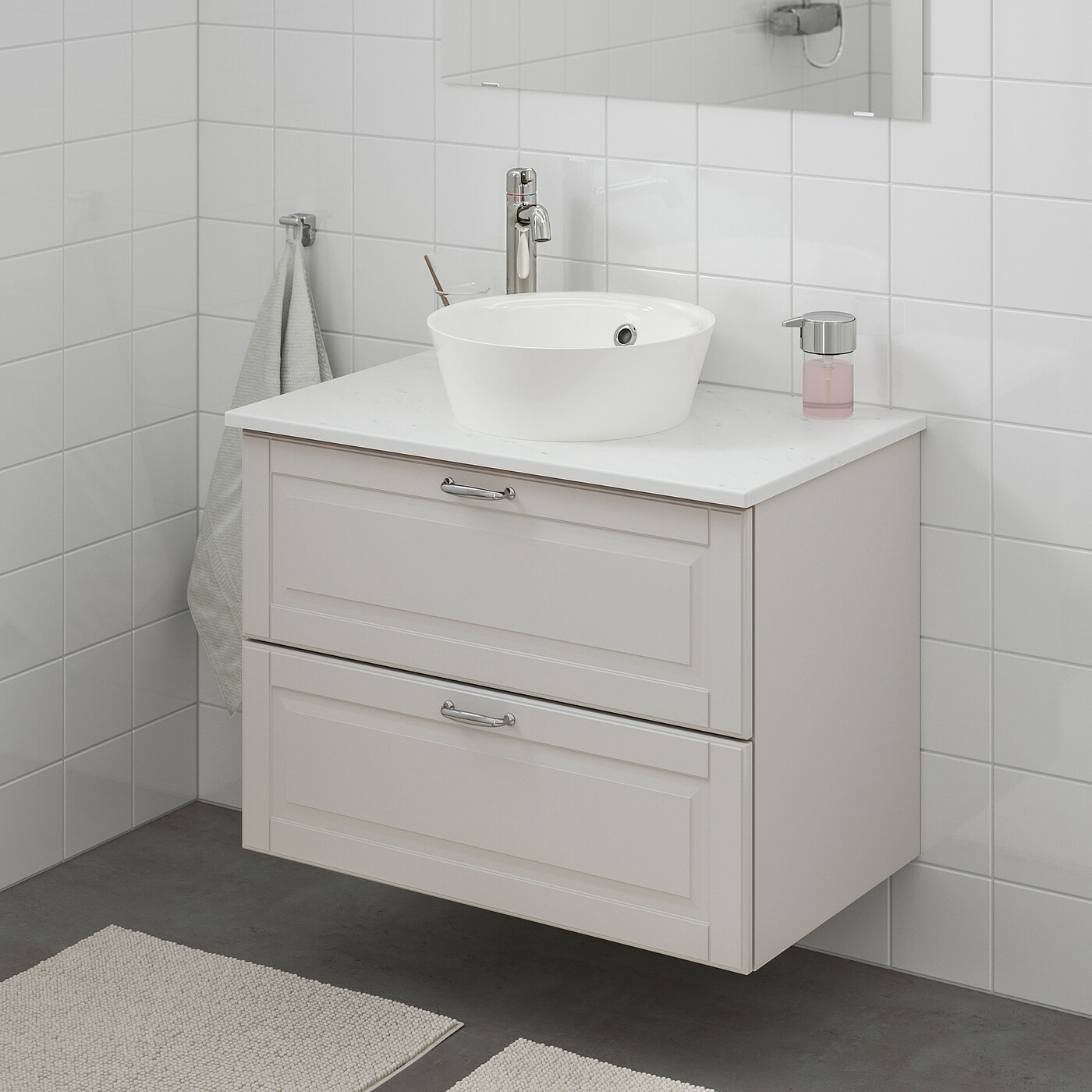 Godmorgon Tolken Kattevik Wsh Stnd W Countertop 40 Wash Basin