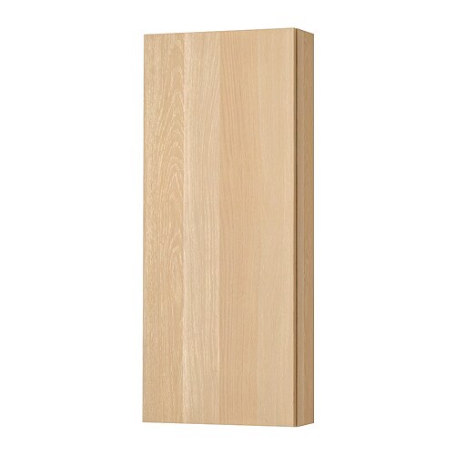 Godmorgon Wall Cabinet With 1 Door White Stained Oak Effect Ikea