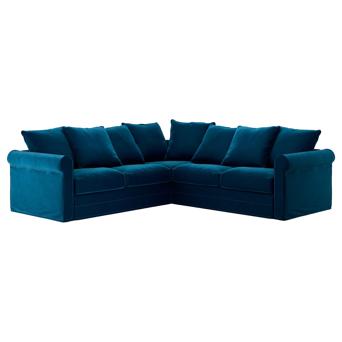 Gronlid Cover For Corner Sofa 4 Seat Djuparp Dark Green Blue Ikea