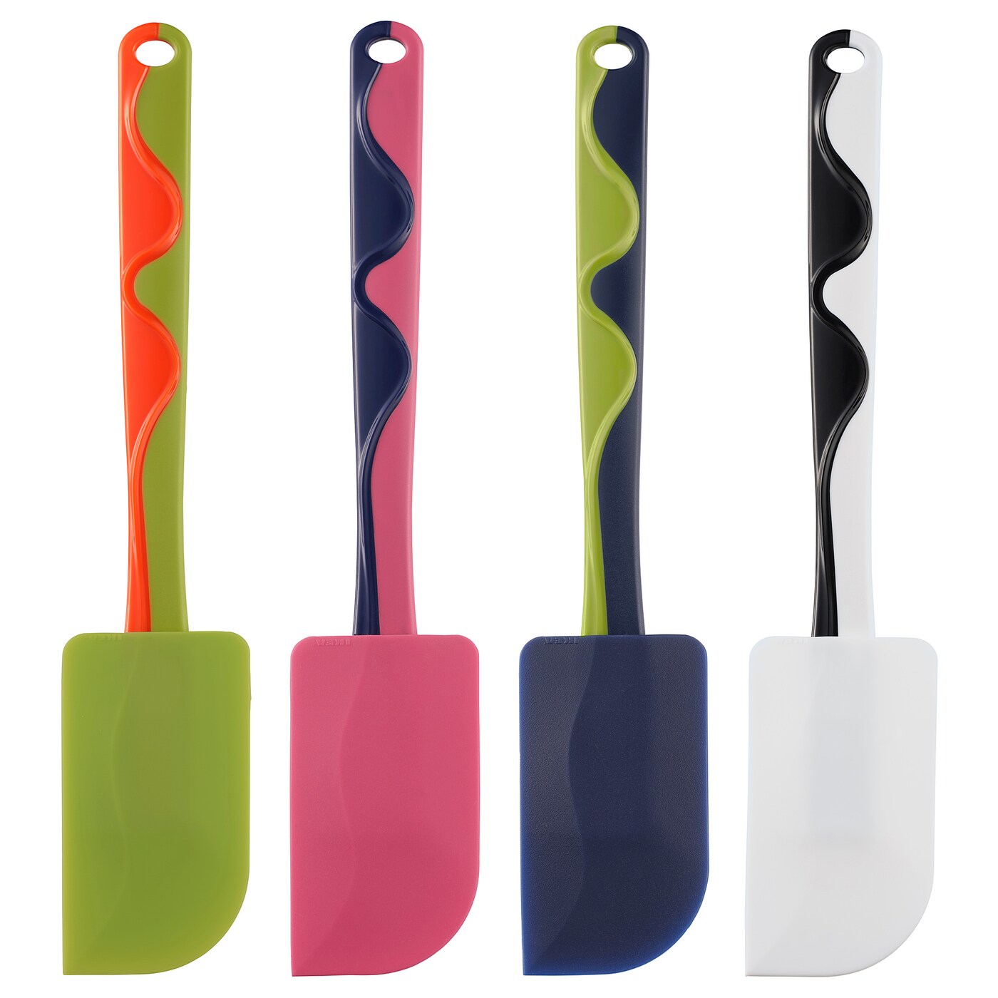holiday rubber spatulas