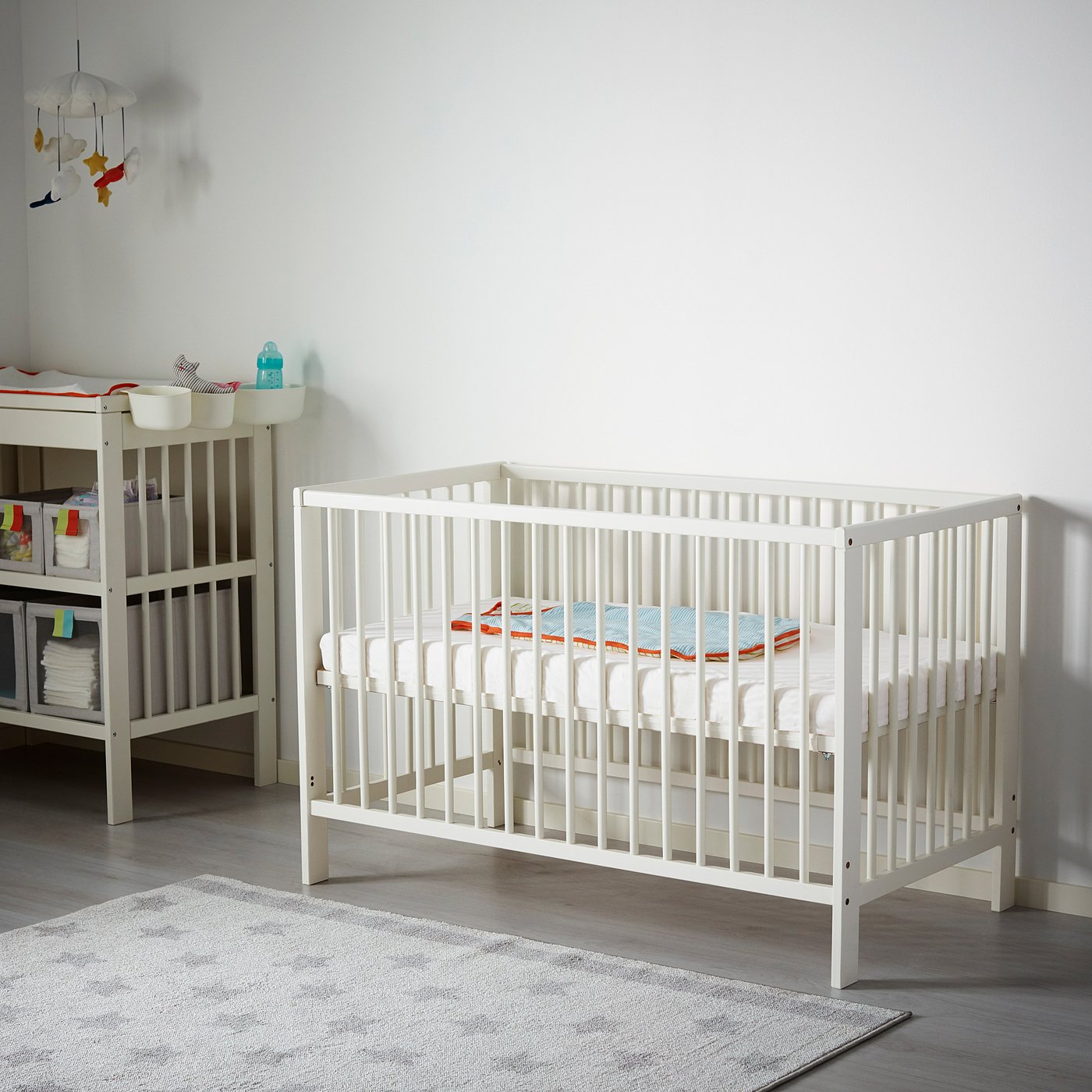 ikea white cot