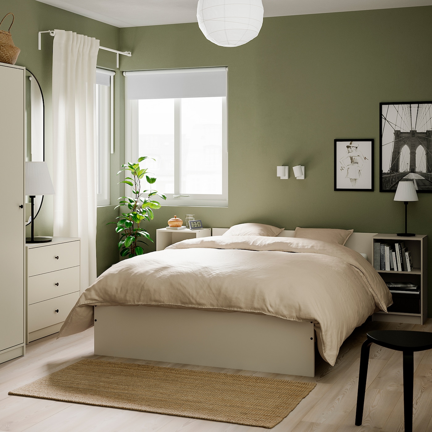 Ikea bedside table deals lamps