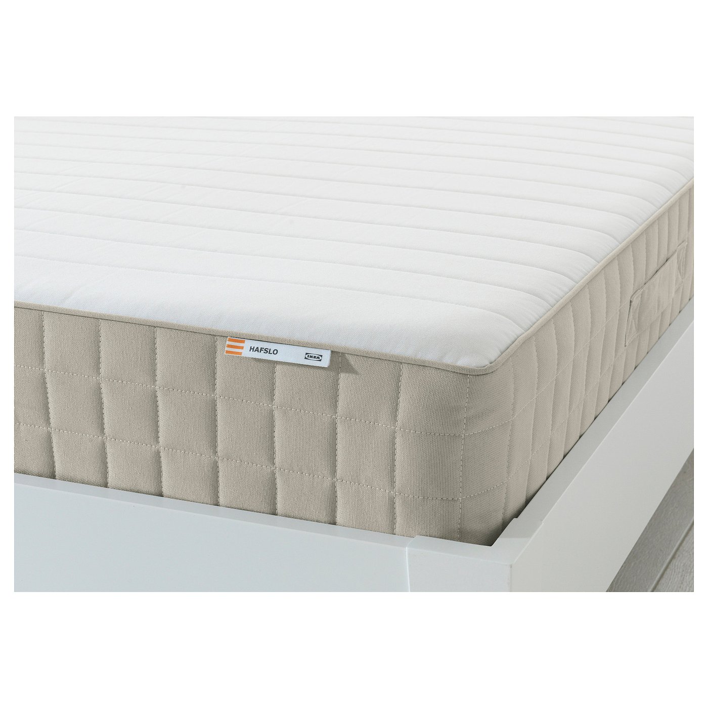 Hafslo Sprung Mattress Firm Beige Ikea