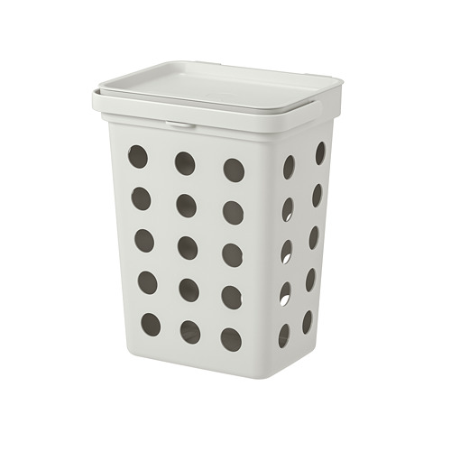VARIERA waste bin white IKEA