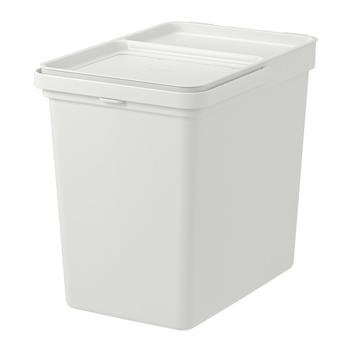 VARIERA waste bin white IKEA