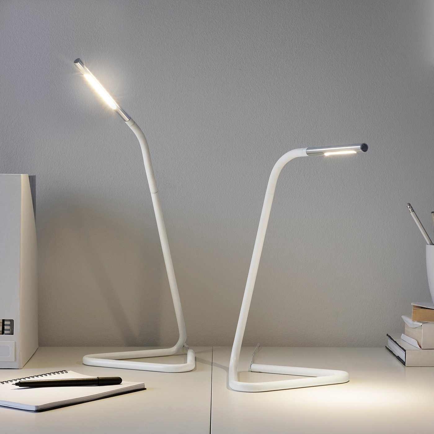 ikea desk lamp white