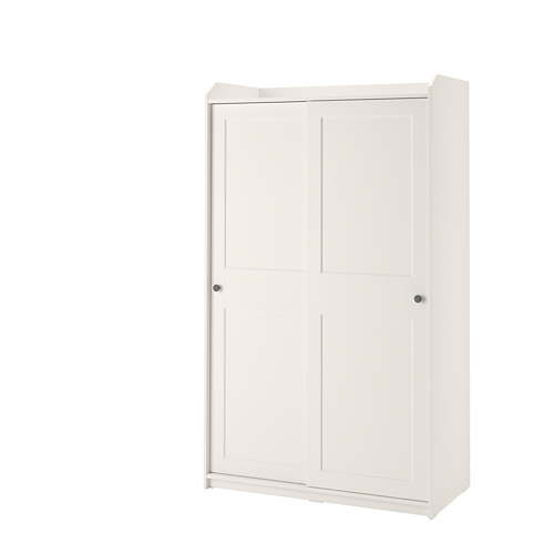 KLEPPSTAD wardrobe with sliding doors white IKEA