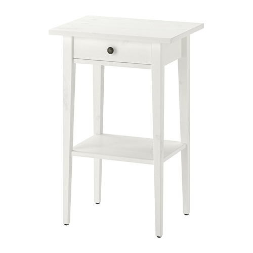 Hemnes Bedside Table White Stain Ikea