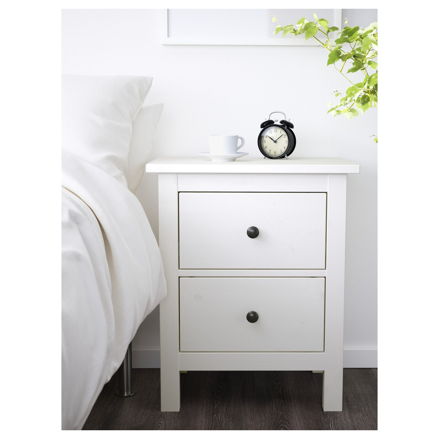 Hemnes Chest Of 2 Drawers White Stain Ikea