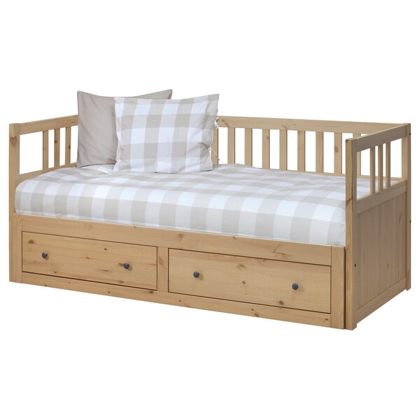 Hemnes Day Bed Frame With Storage Light Brown Ikea