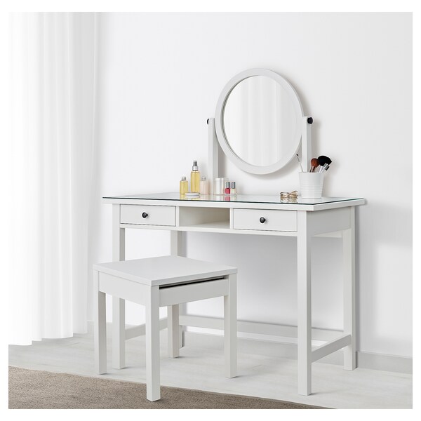 Hemnes Dressing Table With Mirror White Ikea