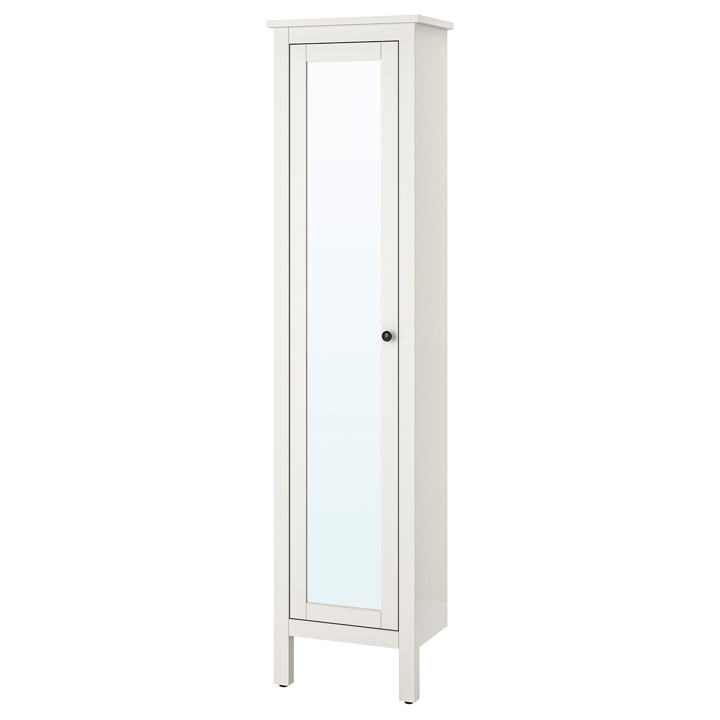 Hemnes High Cabinet With Mirror Door White Ikea