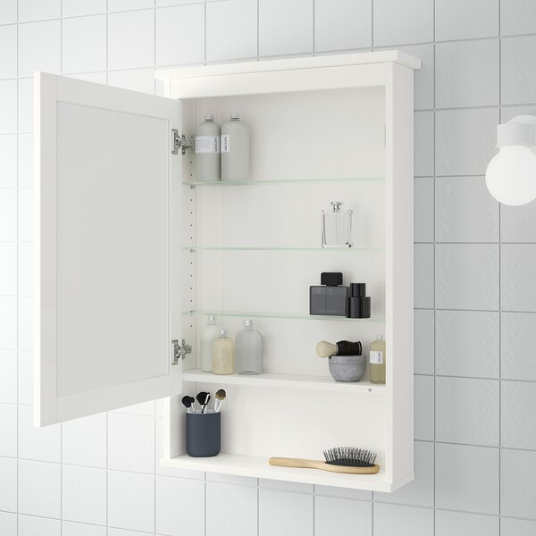 Hemnes Mirror Cabinet With 1 Door White Ikea