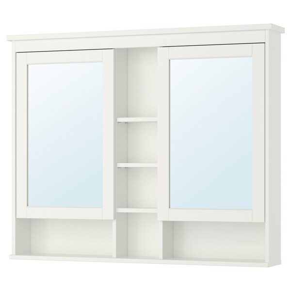 Hemnes Mirror Cabinet With 2 Doors White Ikea